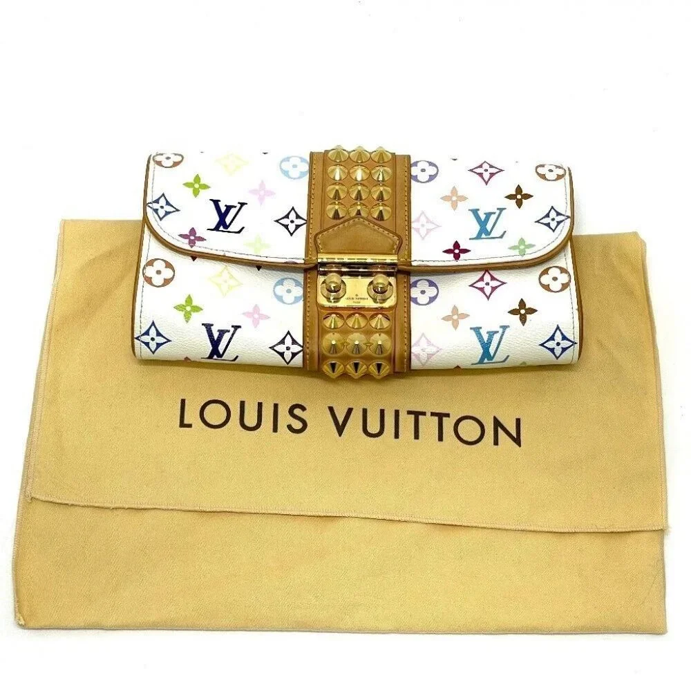 LOUIS VUITTON Monogram Multicolore Pochette Courtney Clutch Purse - Picture 3 of 11